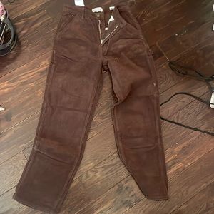Brown corduroy pants